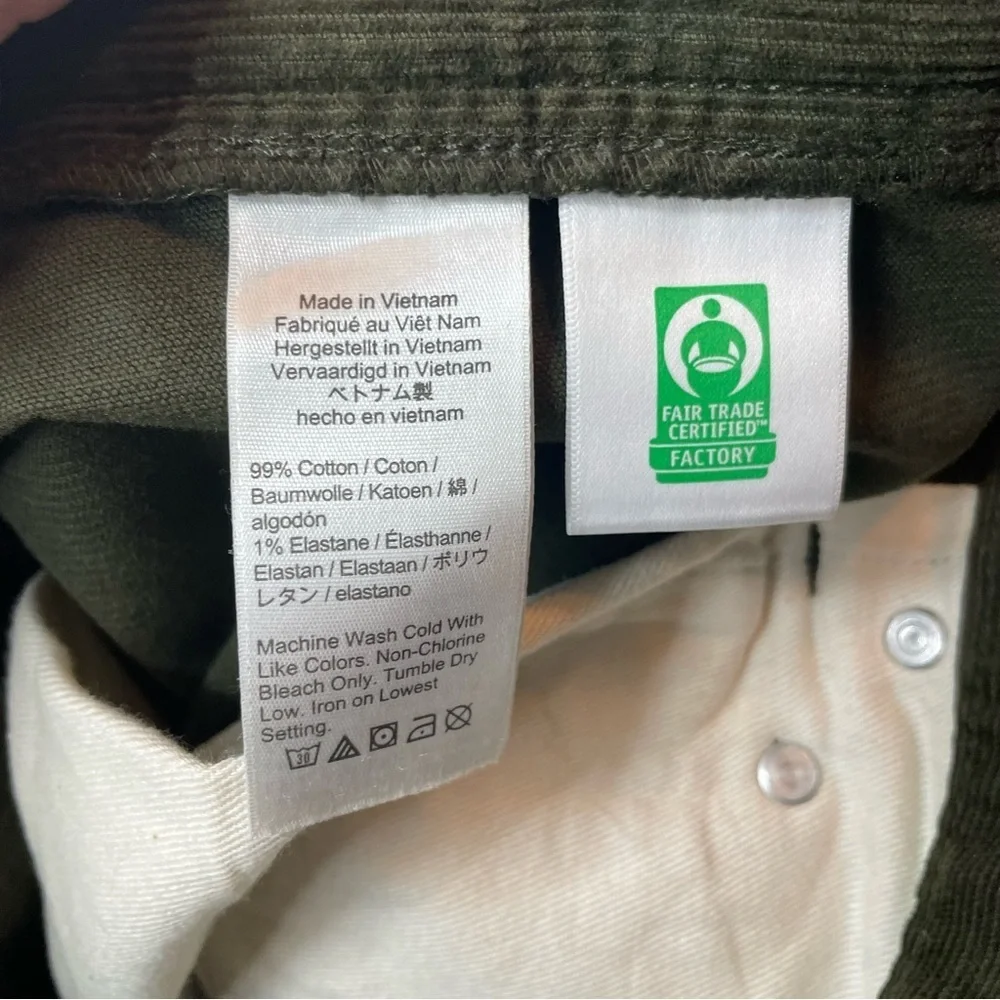 J.Crew 770™ Straight-fit pant in corduroy - Forest Moss Men's 32x27.5 G7137‎